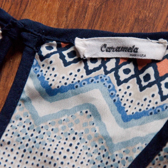 Caramel Sleeveless Boutique Dress Size Small - Picture 4 of 6